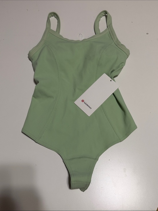 Tops - Lululemon Ribbed Green Bodysuit